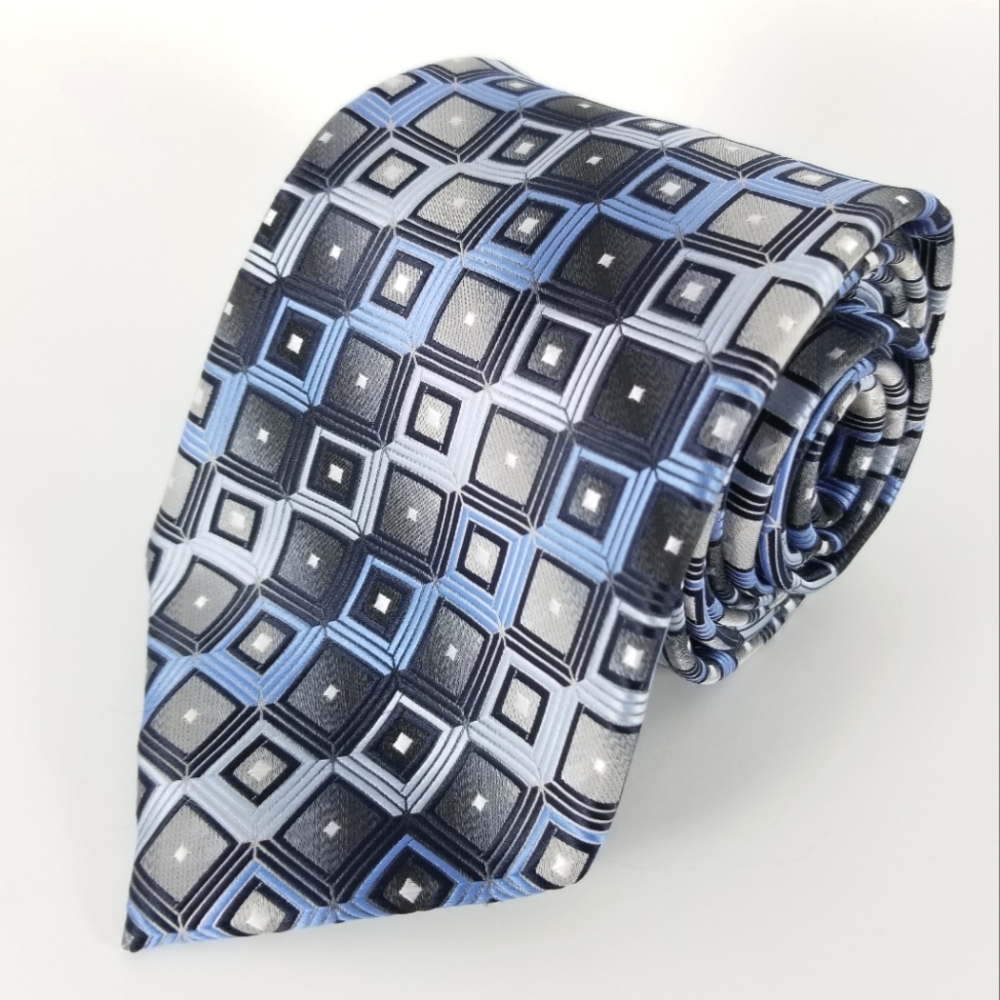 CROFT & BARROW | geometric pattern tie
